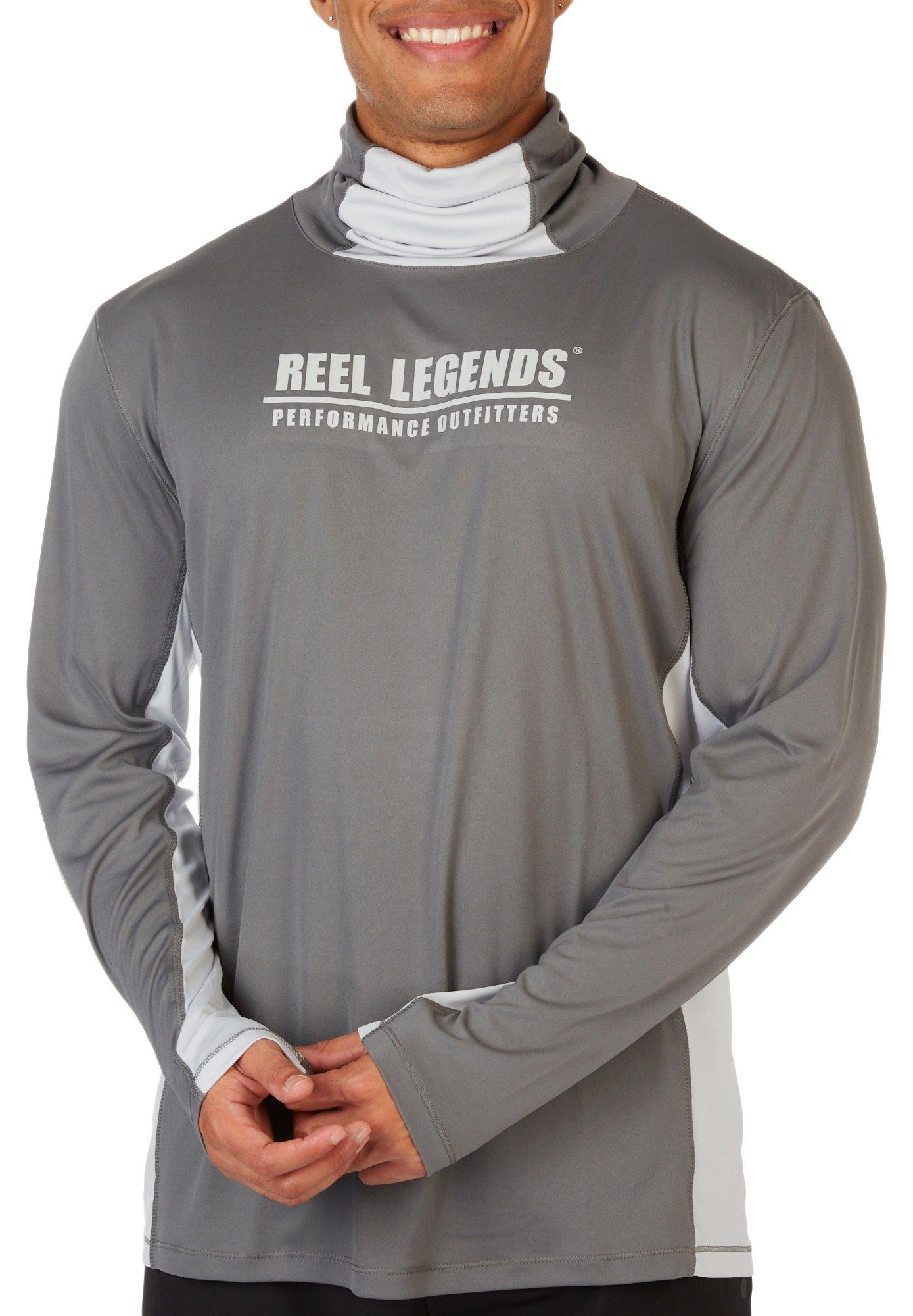 Reel Legends Mens Reel-Tec Gaiter Shirt