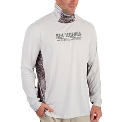 Reel Legends Mens Reel-Tec Printed Gaitor Shirt