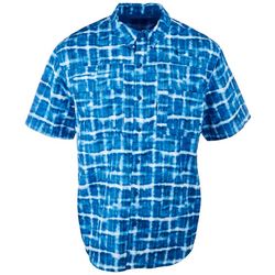 Reel Legends Mens Print Saltwater II Short Sleeve Shirt