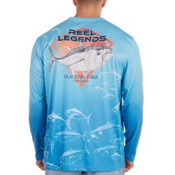 Reel Legends Mens Lea Reel-Tec Blackfin Tuna Long Sleeve Tee