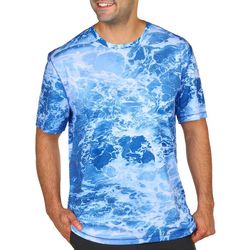 Reel Legends Mens Reel-Tec Salty Waves T-Shirt