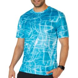 Reel Legends Mens Reel-Tec 2-Way Collage Print T-Shirt