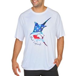 Reel Legends Mens American Marlin Short Sleeve T-Shirt
