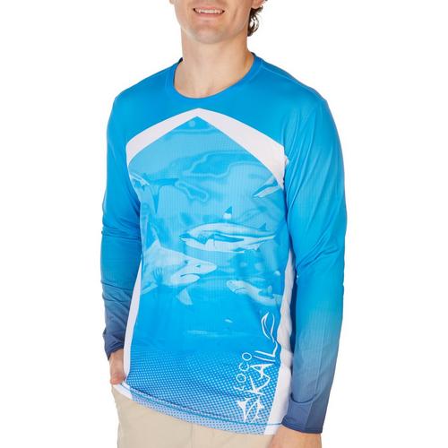 Loco Skailz Mens Tournament Shark Long Sleeve T-Shirt
