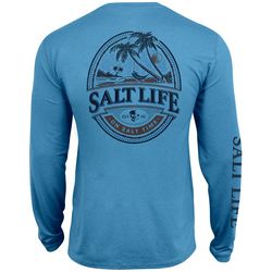 Salt Life Mens SLX Hammock Long Sleeve Fishing T-Shirt
