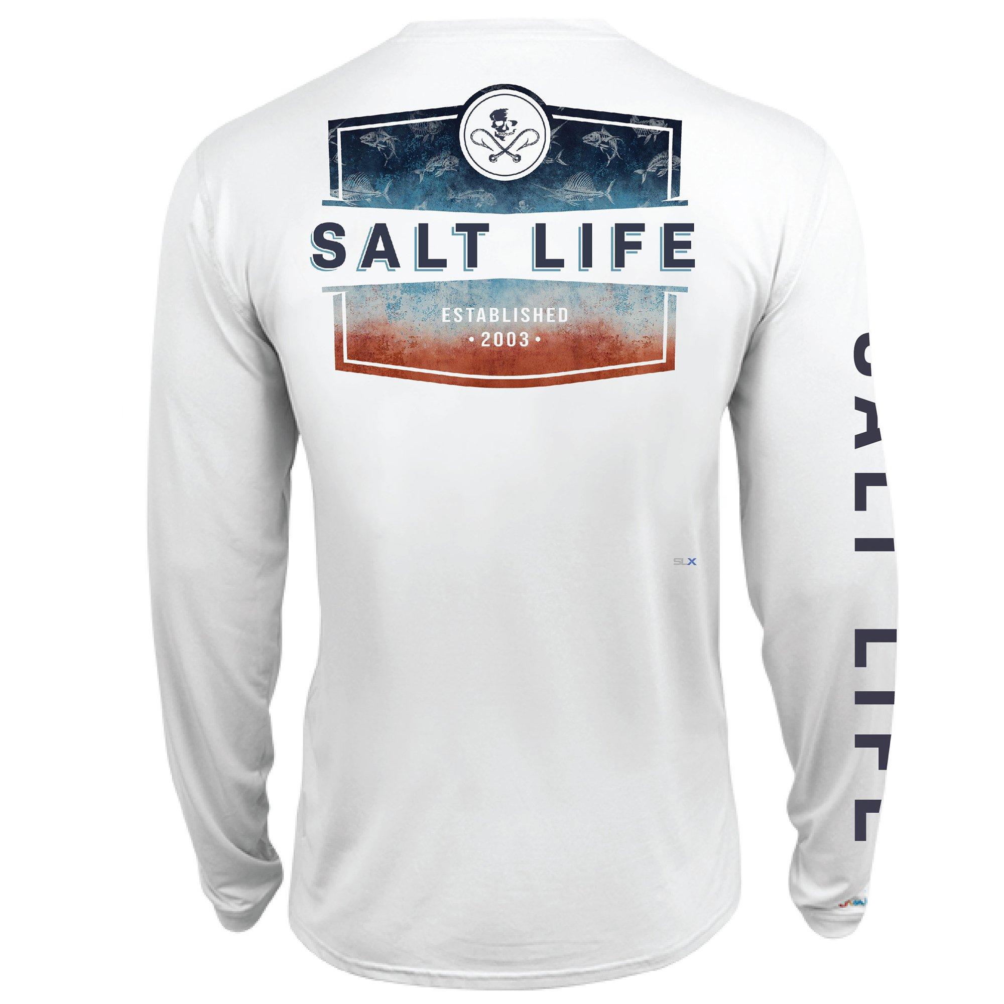 Salt Life Mens Ameritude Performance Long Sleeve Shirt