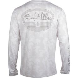 Salt Life Mens SLX Mission Camo Long Sleeve T-Shirt
