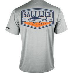 Salt Life Mens SLX Tuna Badge Performance Fishing T-Shirt