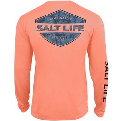 Salt Life Mens Pirates Cover Performance Long Sleeve Shirt