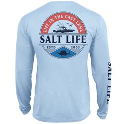 Salt Life Mens Deep Sea Crusing Performance Long Sleeve Tee
