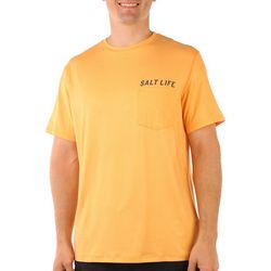 Salt Life Mens Salty Marlin Printed Short Sleeve T-Shirt