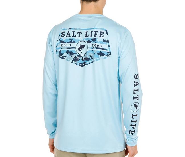 Salt Life Men's Incognito Long Sleeve Performance Shirt