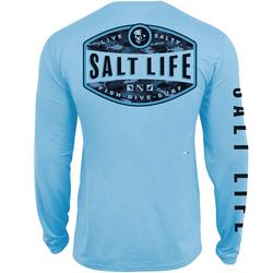 Mens Aquatic Life Performance Long Sleeve Shirt