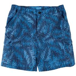Mens Bonefish Spotted Palm Fronds Print Shorts