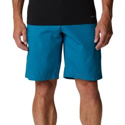 Columbia Mens Solid 8 in. Washed Out Pocket Shorts
