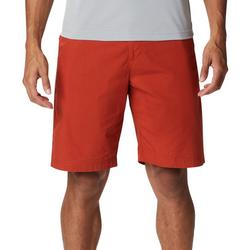 Mens Solid 8 in. Washed Out Pocket Shorts