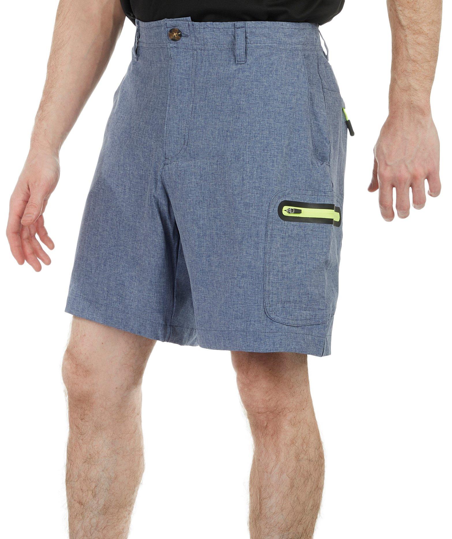 Reel Legends Shorts Men Size XL Cargo Outdoor Fishing Gray Pockets
