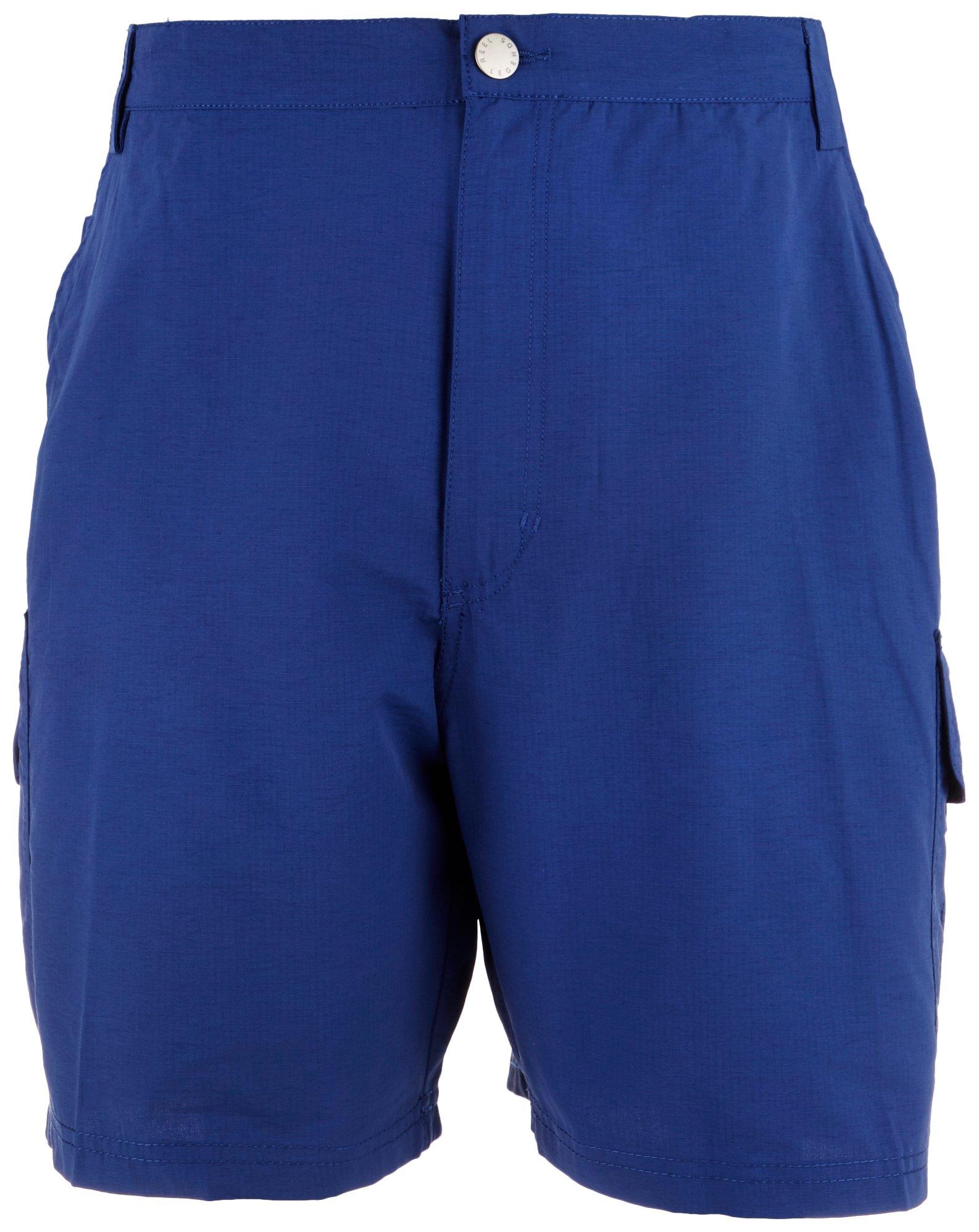 Mens Solid Tarpon Quick Dry 7 in. Cargo Shorts