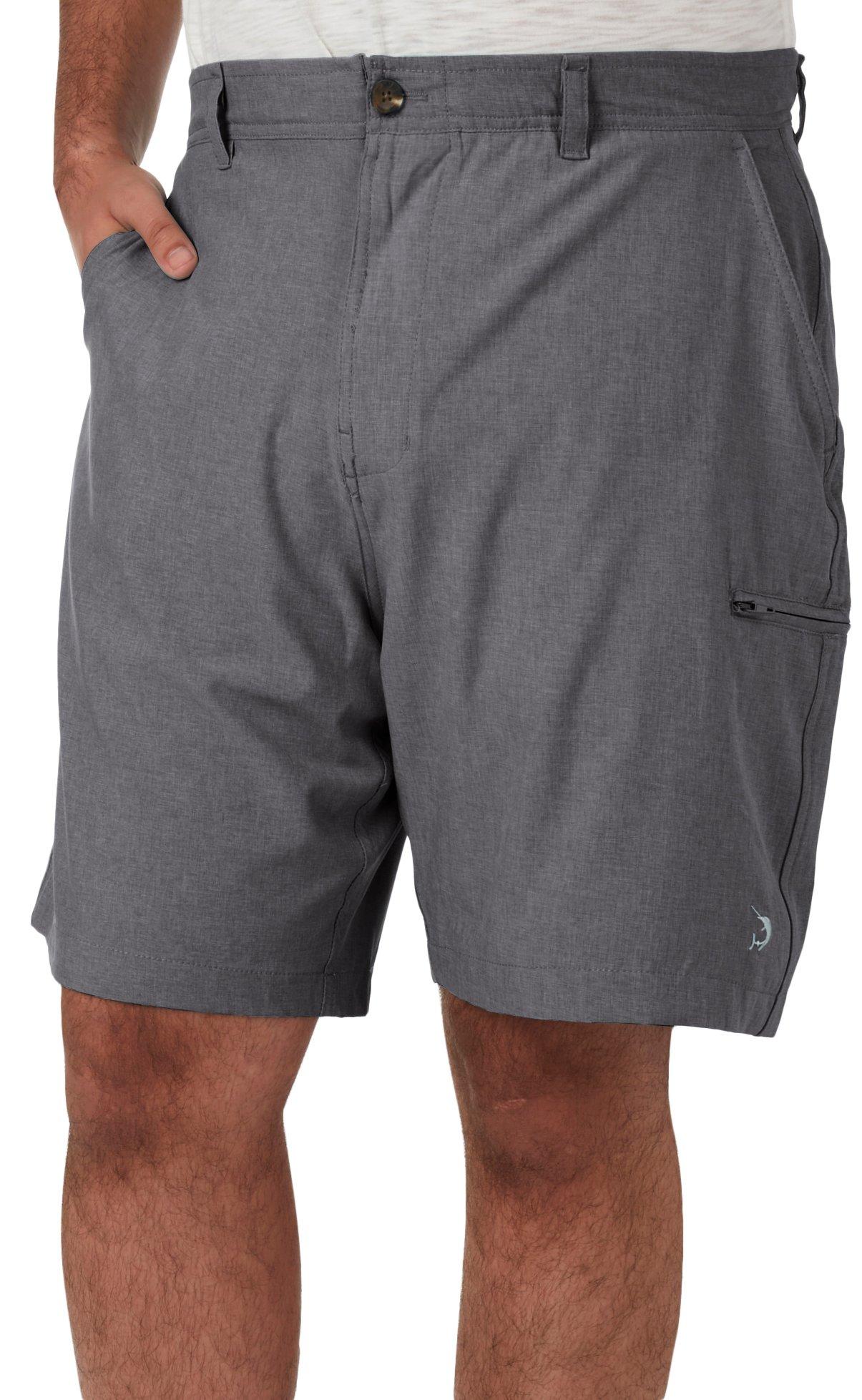 Loco Skailz Mens Harbor Performance Cargo Shorts - Light Gray - 30W