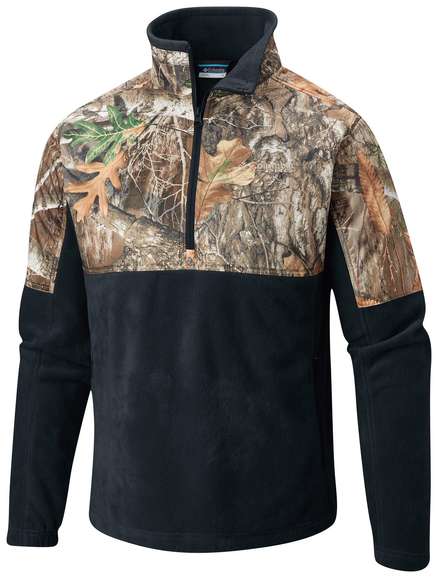 Men's Camo PFG Fleece Quarter-zip Jacket