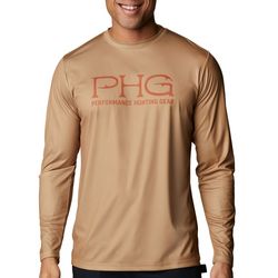 Columbia Mens PHG Terminal Antler Logo Long Sleeve Shirt