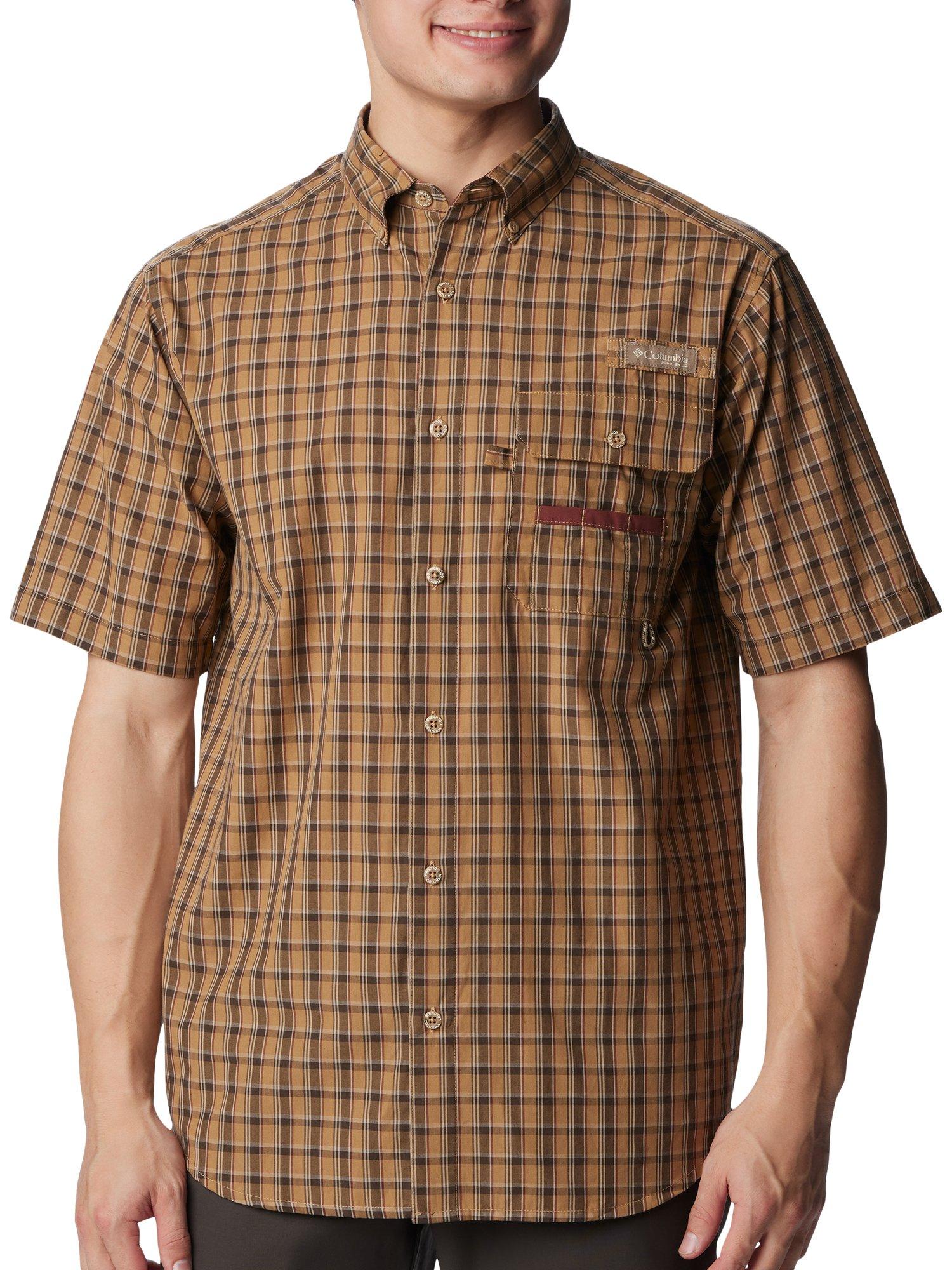Mens Checkered PHG Super Sharptail Short Sleeve Shirt