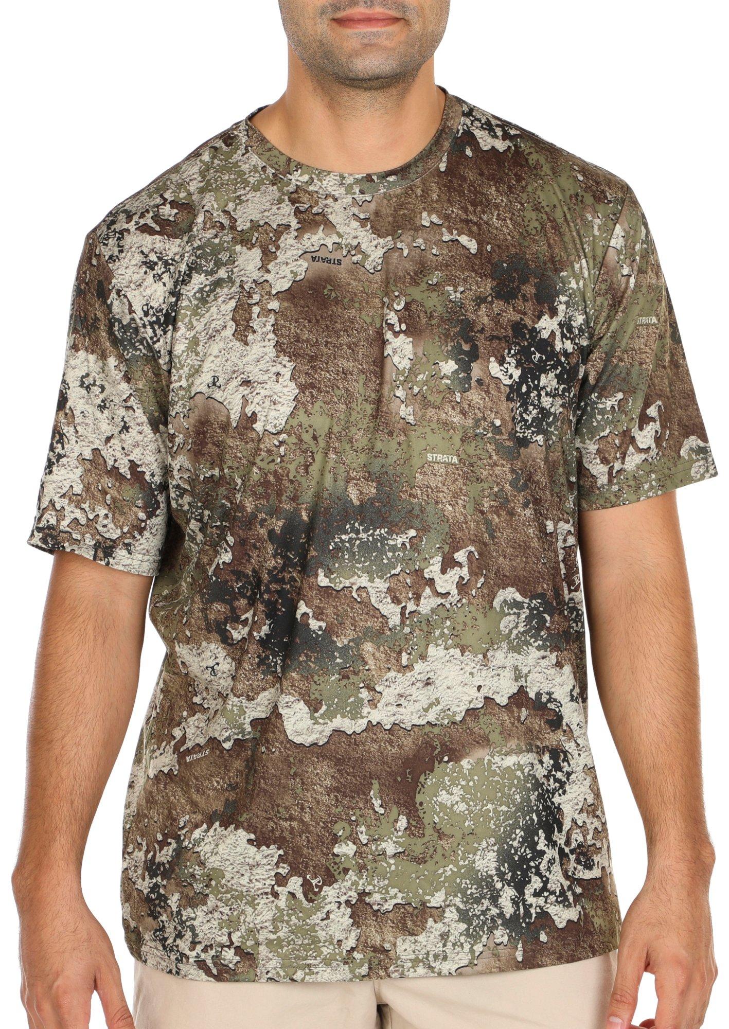 TRUE TIMBER Mens Camo Performance Outdoor Tee