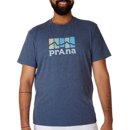 Prana Mens Prospect Heights Mountain Graphic T- Shirt