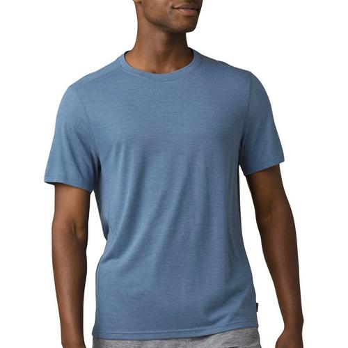 Prana Mens Prospect Heights Solid Short Sleeve Shirt