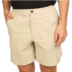 Mens Solid 8 in. Trail Mark Shorts