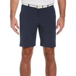 PGA TOUR Mens Solid Flat Front 9 Golf Shorts