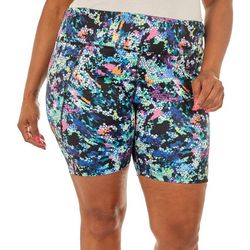RB3 Active Plus 6 In. Honeycomb Print Bike Shorts