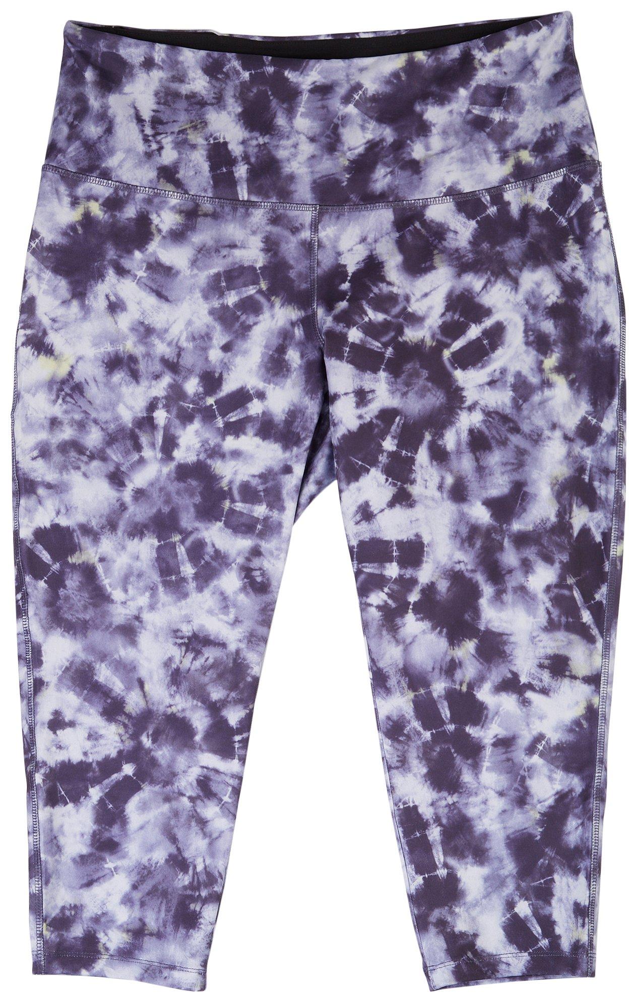 Vogo Plus 21 in. High Rise Tie Dye Capri