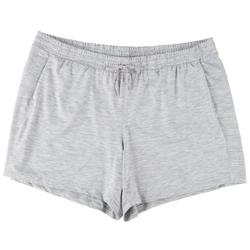 Plus 5 in. Striped Stretch Fade Resistant Running Short
