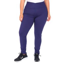 Plus 31 in. Solid Crossover Waistband Leggings