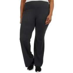 Spalding Plus 31.5 in. Solid Hi-Waist Bootcut Yoga Pants