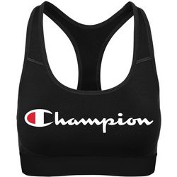 Champion Plus Absolute Workout Logo Print Sports Bra