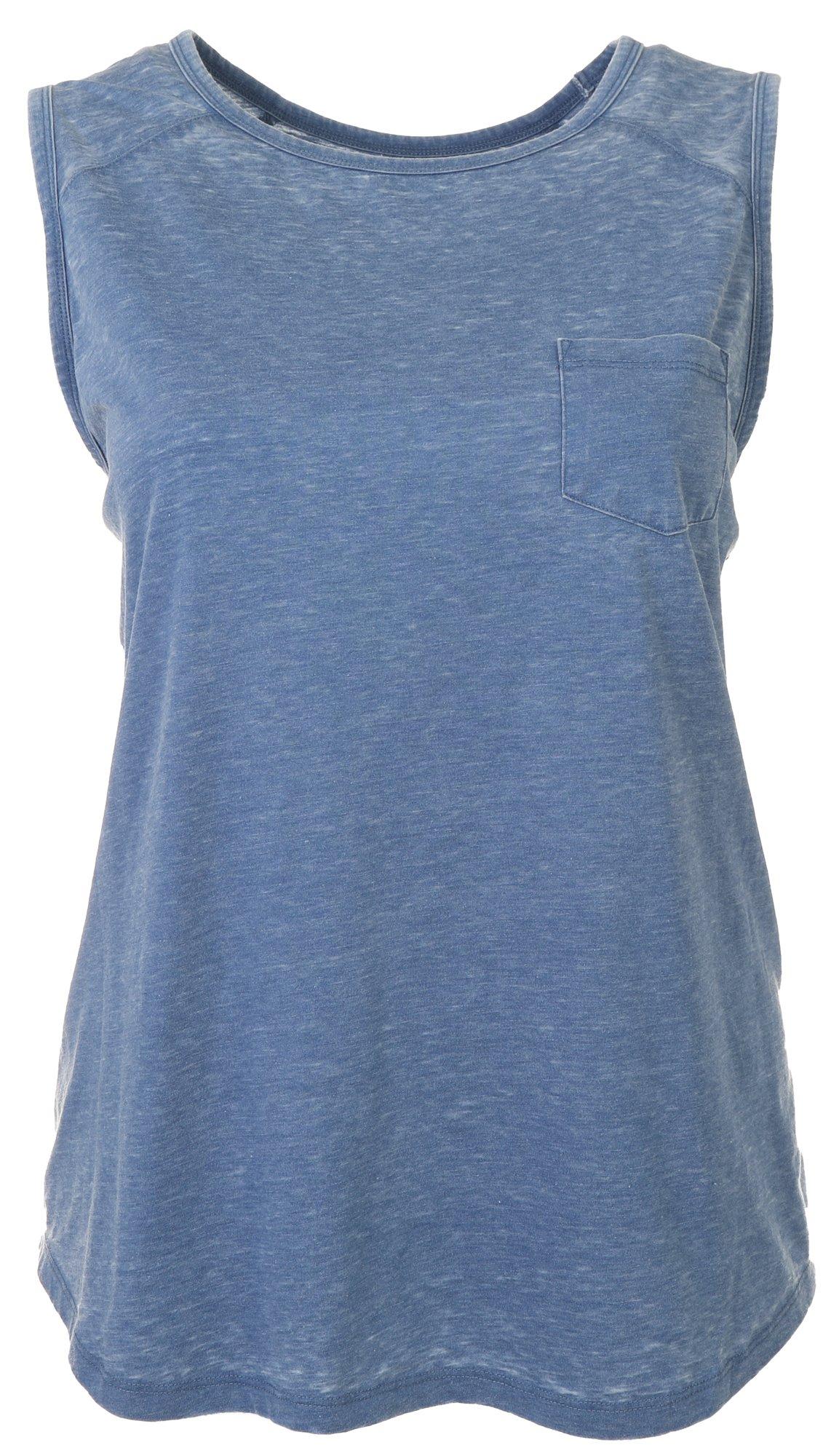 Brisas Bealls Yoga Top Shirt Trust the Yoga XL Blue Active