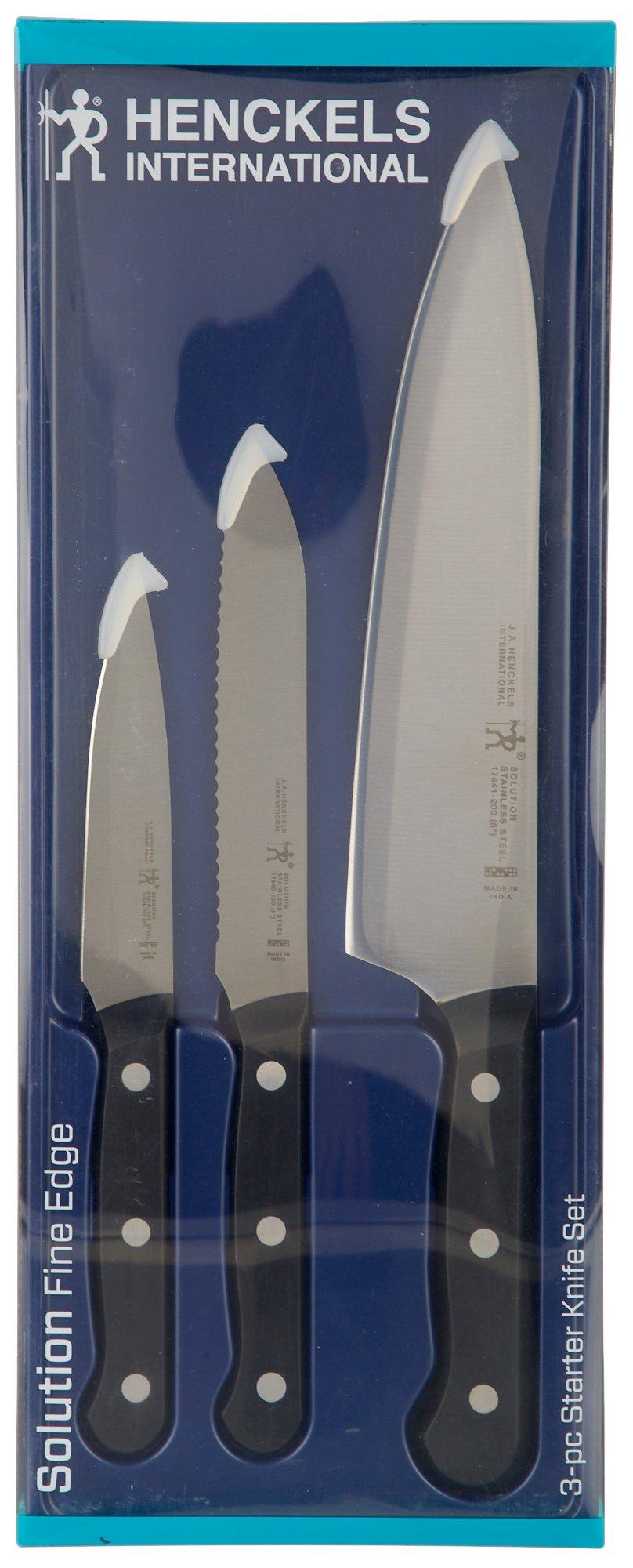 J.A. Henckels 3-pc. Solution Fine Edge Starter Knife Set