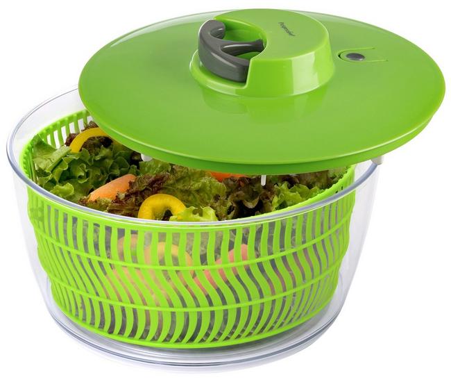 Prep Solutions Easy Pull Salad Spinner Green