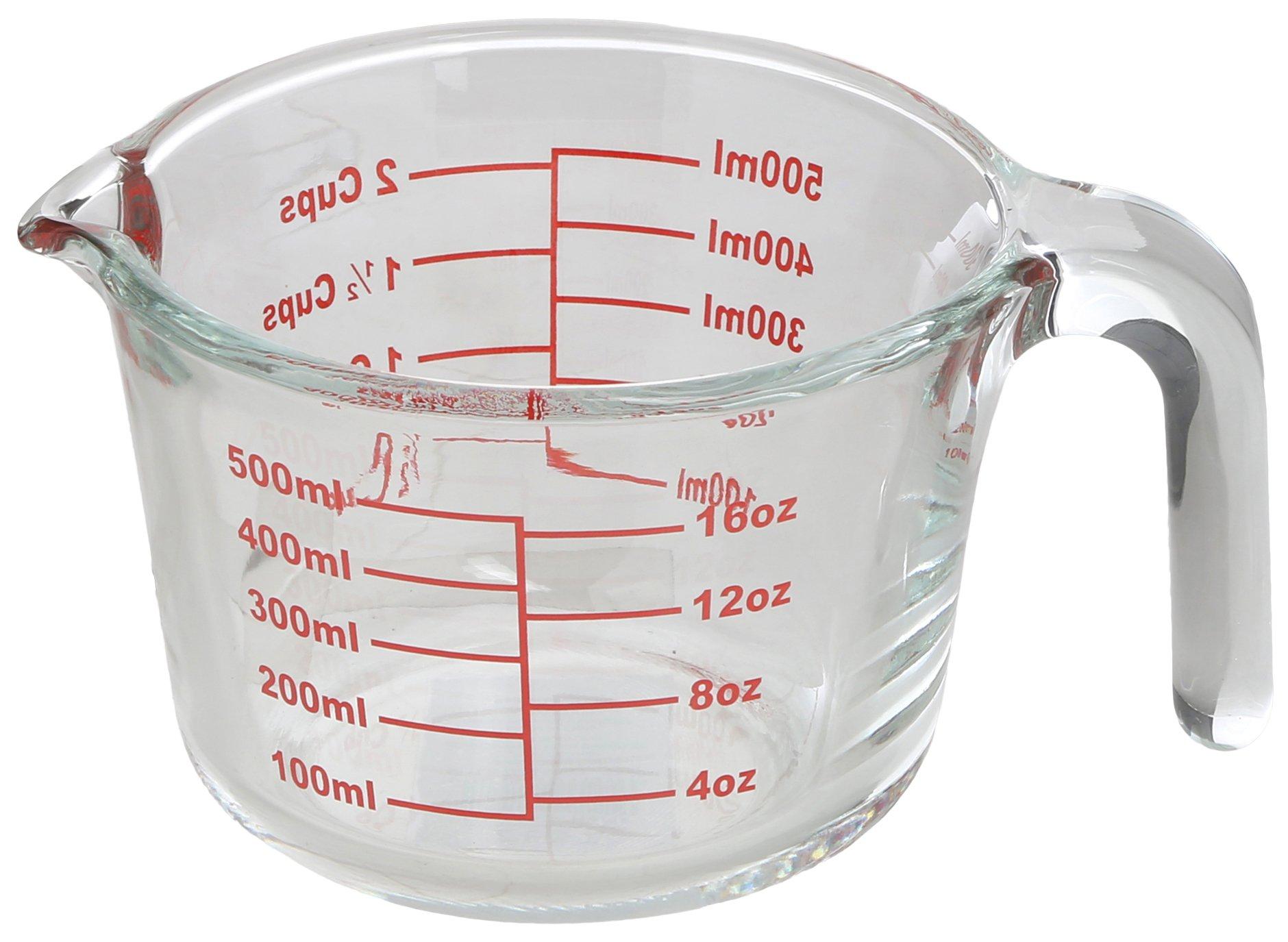 Anchor Hocking Measuring Cup Glass Measure Jug 16oz Measures in oz ml,  pint, cup