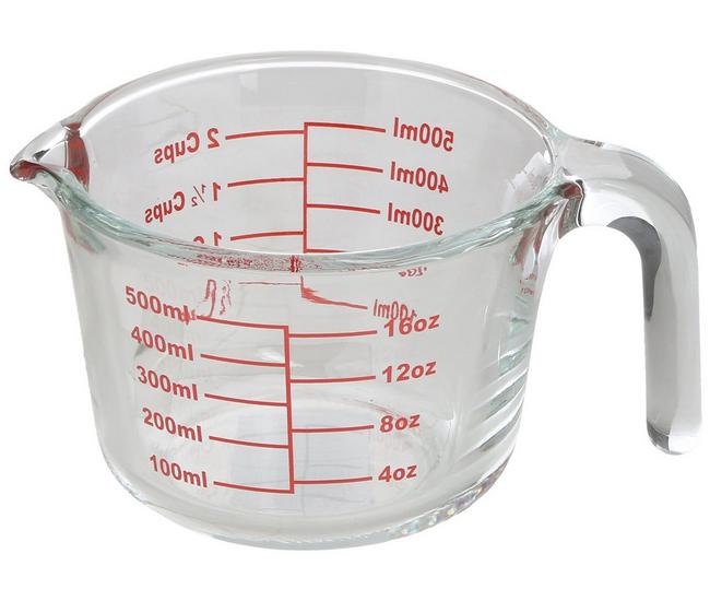 Anchor Hocking 2 Cup Measuring Cup (Clear Glass, 16 oz.)