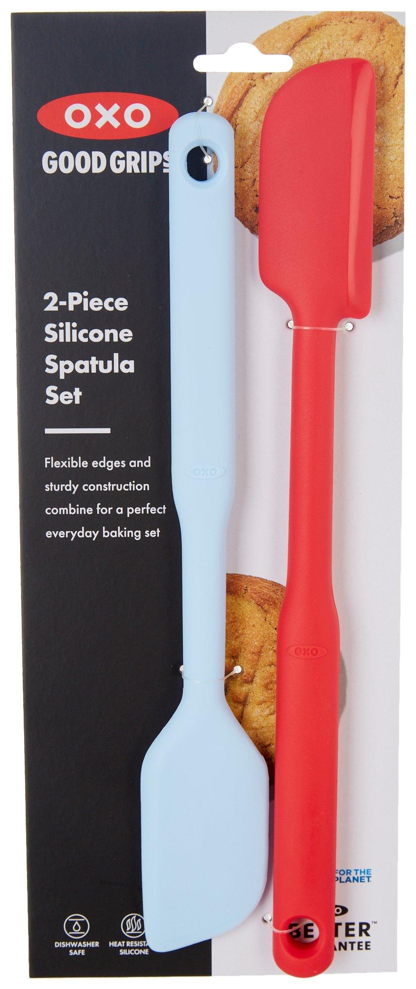 OXO 2-Piece Silicone Spatula Set  Spatula set, Silicone spatula