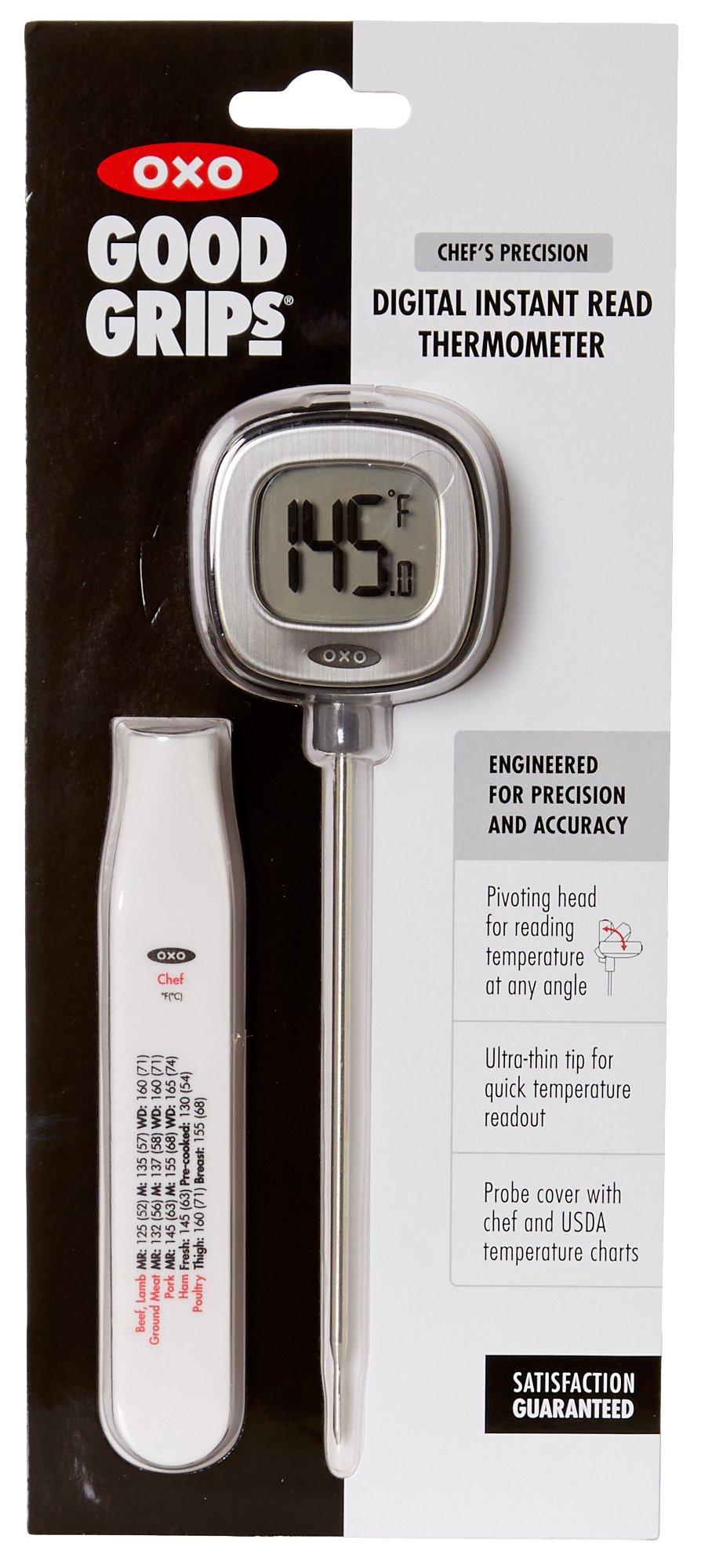 OXO Good Grips Digital Instant Red Thermometer