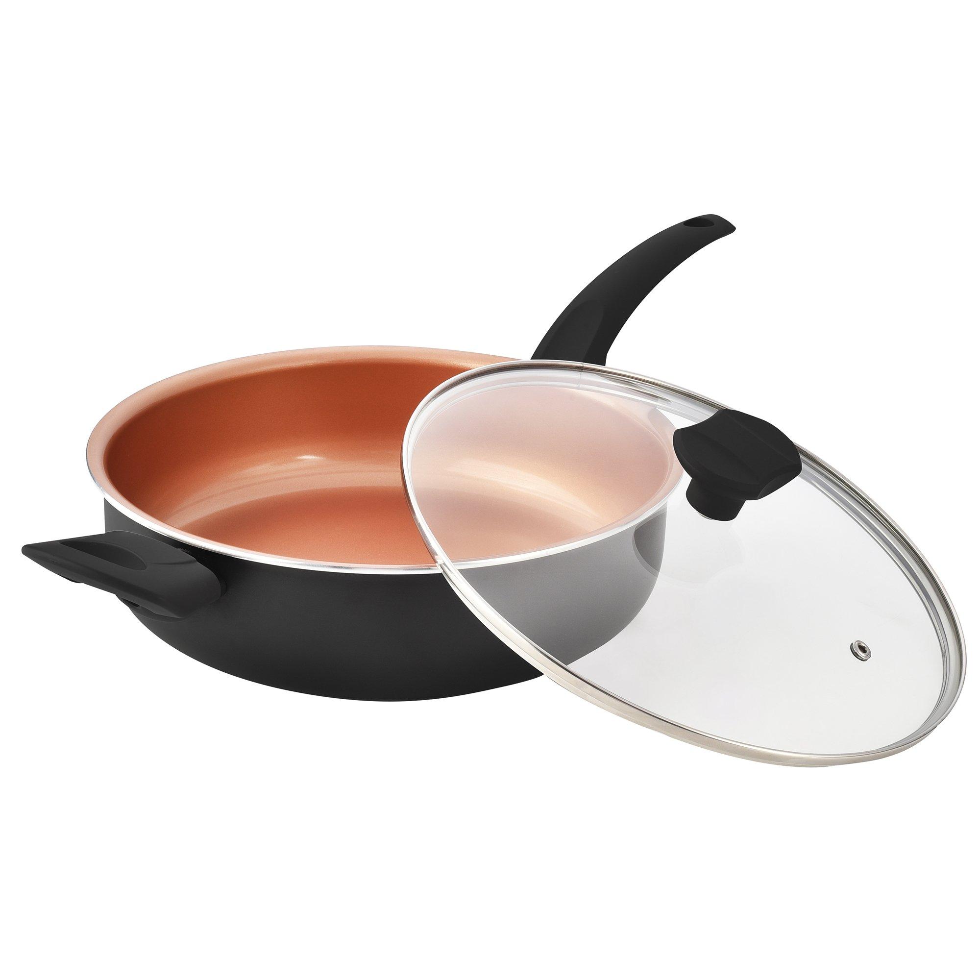 IKO 18K Signature Series 3 1/ 2 Quart Sauté pan with lid And Steam Basket  New!