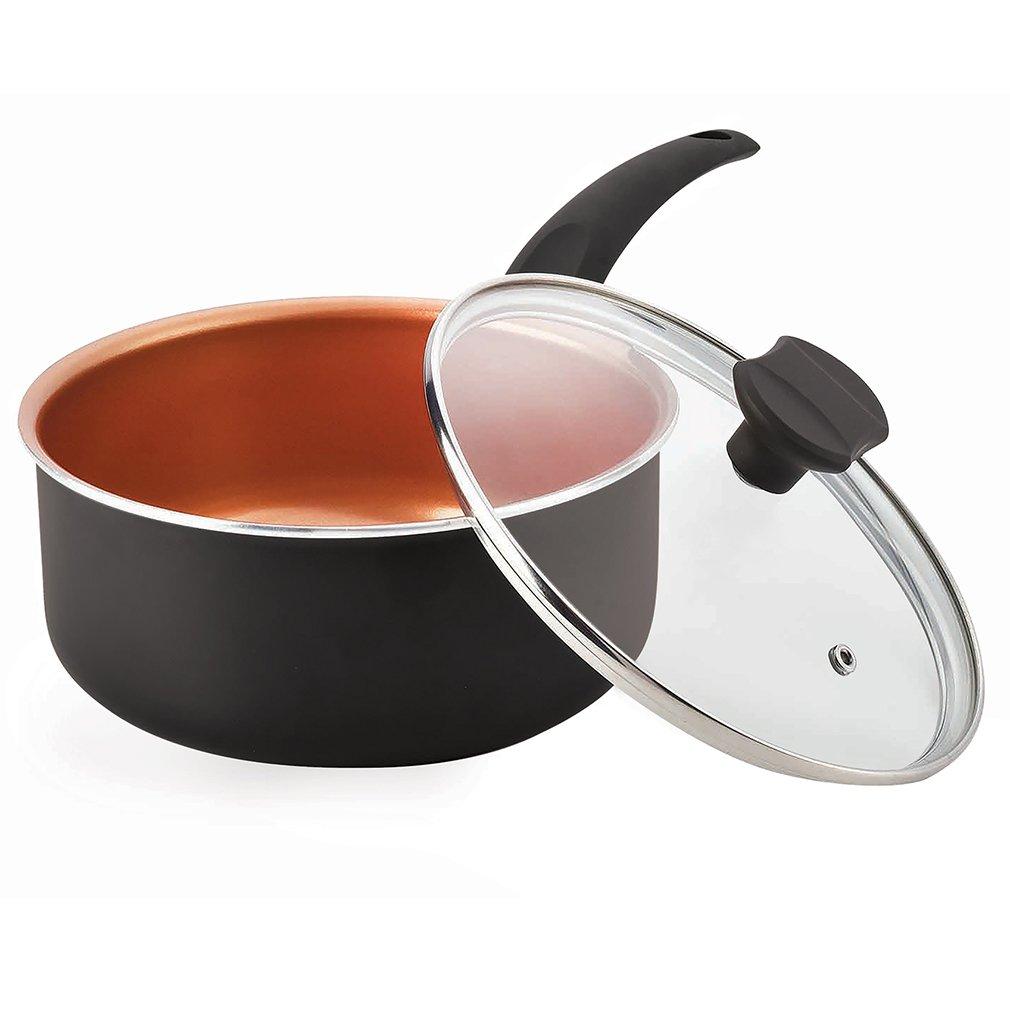 IKO Copper Ceramic Nonstick Frying Pan, Dishwasher Safe skillet, Soft Touch  Handle Cookware
