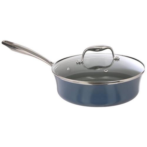 Zest Kitchen and Home Ceramic Saute Pan with