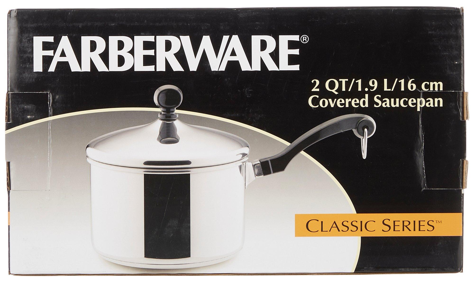 Farberware 2-Quart Classic Stainless Steel Saucepan With Lid 