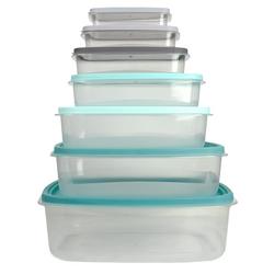 14pc Rectangular Food Storage Containers
