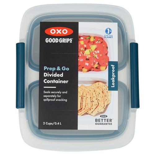 OXO Good Grips Prep and Go Leakproof 4.1 Cup Divided Container BPA